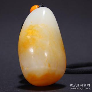 旧藏-和田玉原石挂件