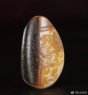 为什么老玩家非常偏爱和田玉黑皮籽料?